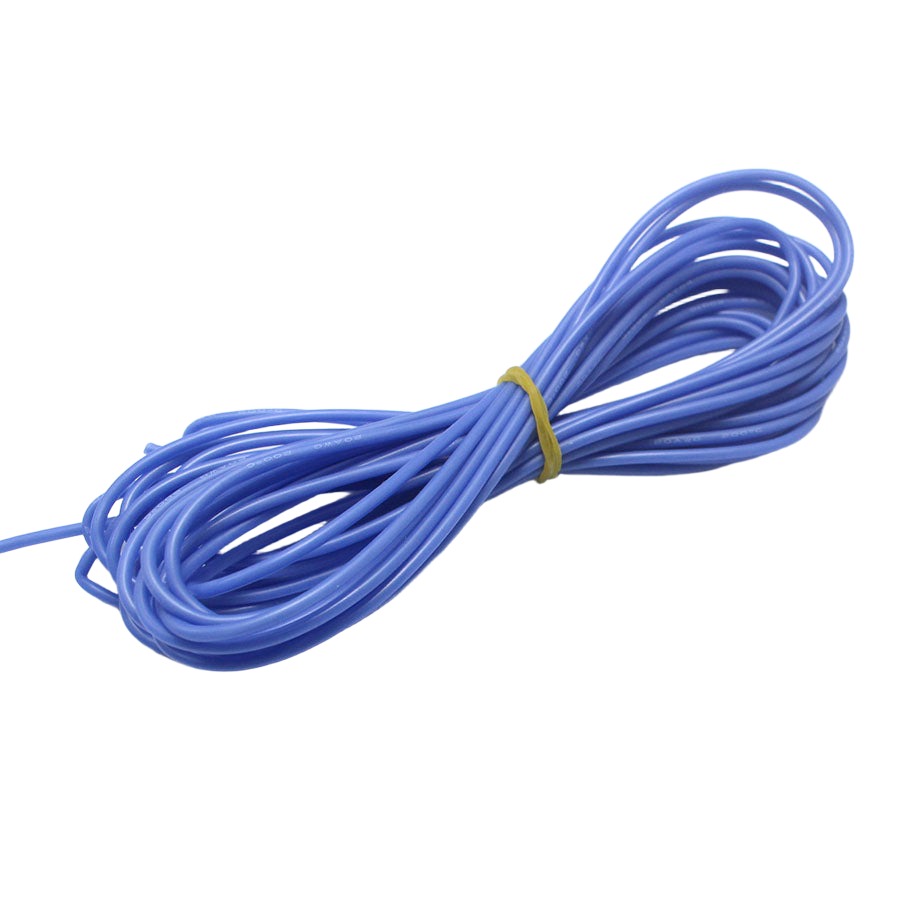Wire Blue 22 AWG Flexible Silicone Cable 0.3mm2 | Circuitrocks