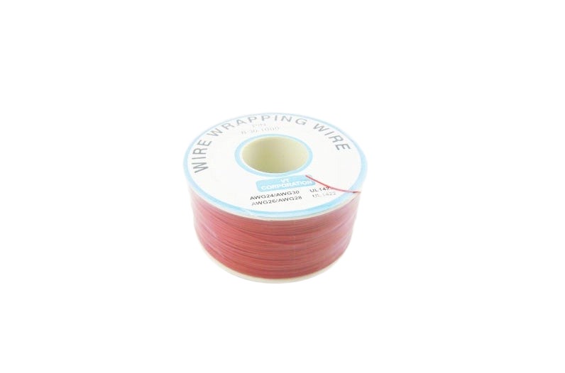Wrapping Wire 250m 24/30AWG Red (PCW25024R)