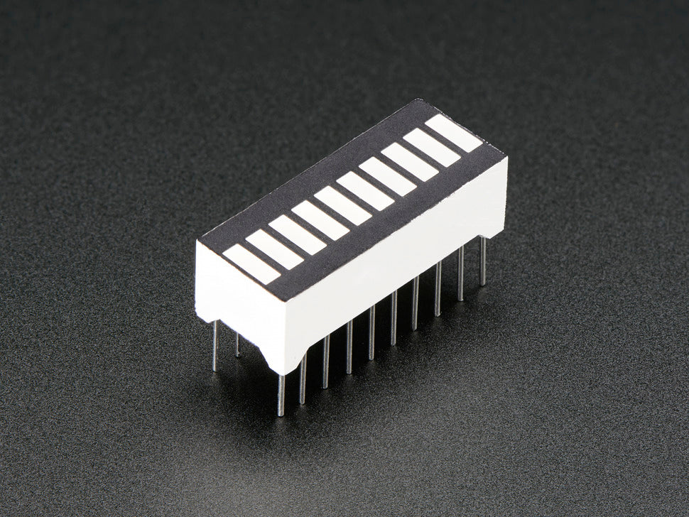 10 Segment Light Bar Graph LED Display Red - circuitrocks