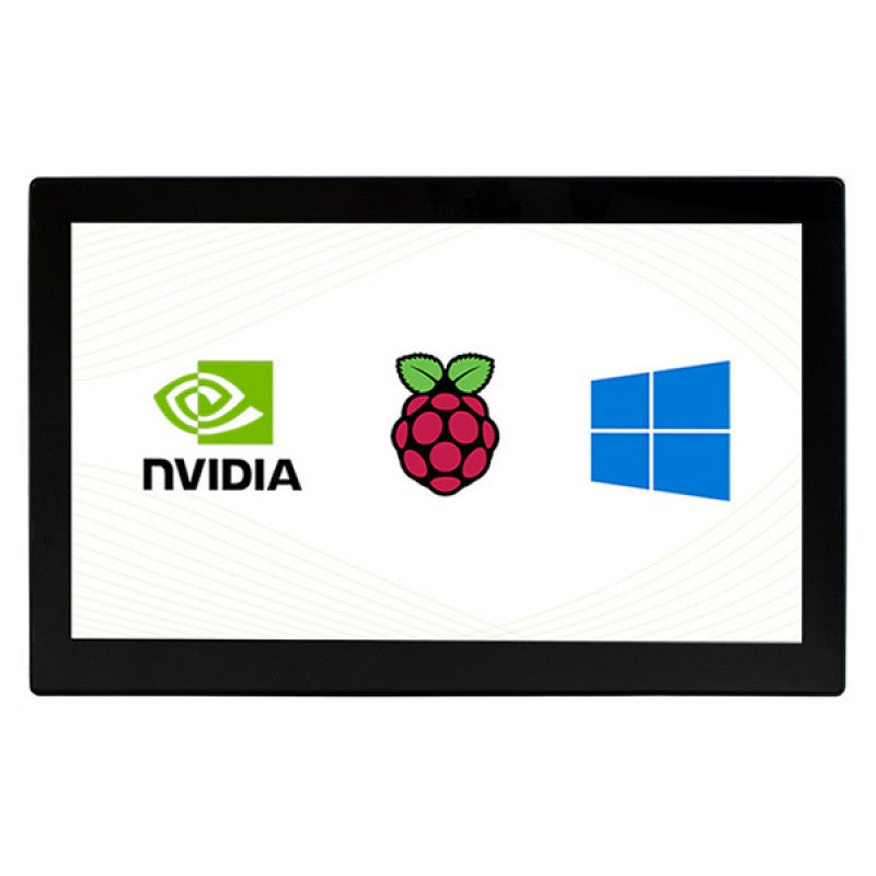 13.3inch Capacitive Touch Screen LCD with Case V2, 1920×1080, HDMI, IPS, Various Systems Support - Main Image