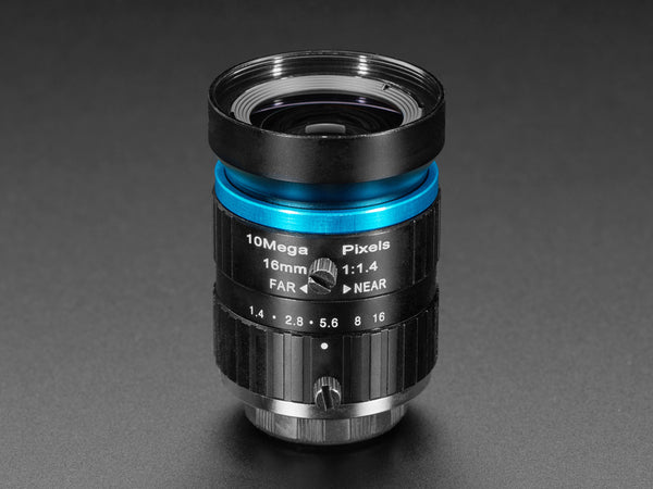 16mm 10MP Telephoto CS-Mount Lens for Raspberry Pi HQ Camera