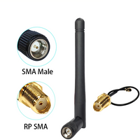 2.4G 2.5dBi Wifi Omni Directional Antenna with IPEX (u.FL) to SMA Male to Female Connector Adapter - circuitrocks
