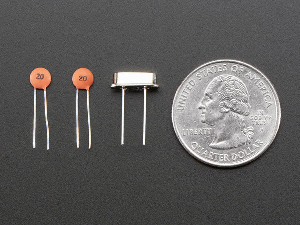 4 MHz Crystal + 20pF capacitors - circuitrocks
