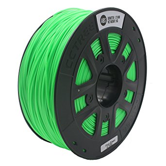 CCTREE ABS 3D Printing Filament 1.75mm FLOURESCENT GREEN
