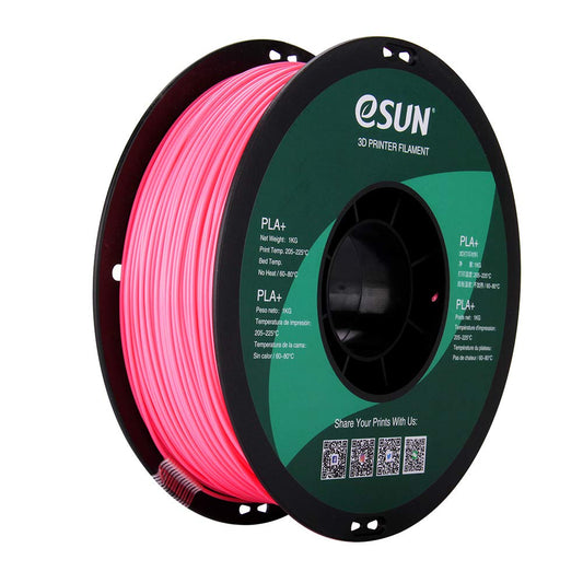 eSUN Pink PRO PLA+ 3D Printer Filament Dimensional Accuracy +/- 0.03 mm 1 kg Spool 1.75 mm