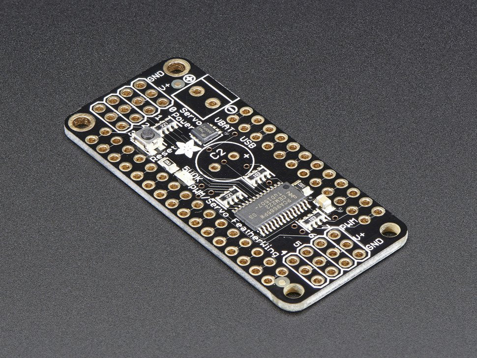8-Channel PWM or Servo FeatherWing Add-on For All Feather Boards - circuitrocks