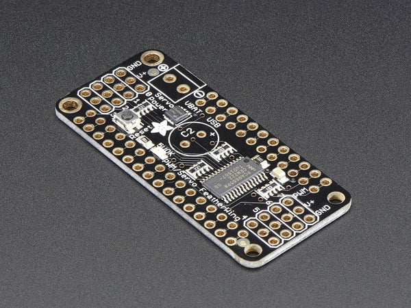 8-Channel PWM or Servo FeatherWing Add-on For All Feather Boards - circuitrocks