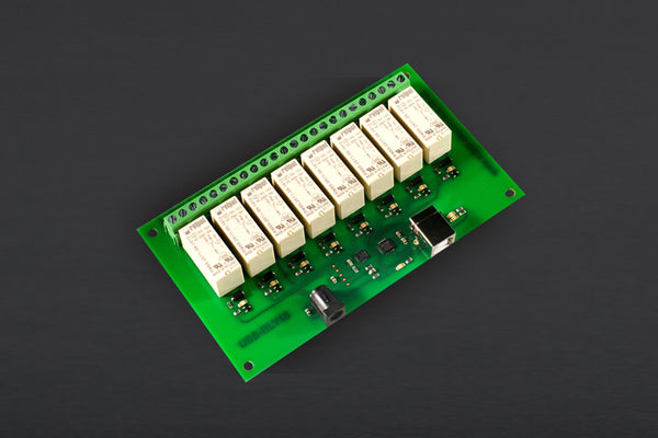 8 Channel Relay Module USB RLY 16 16Amp - circuitrocks