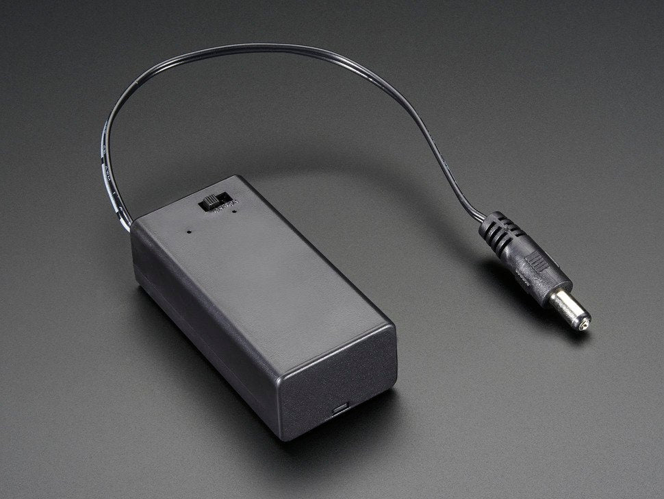 9V Battery Holder w/ Switch + 2.1mm DC Plug