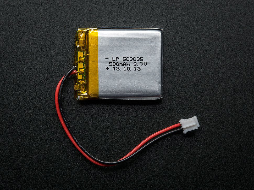 Battery Lithium Ion Polymer 3.7v 500mAh
