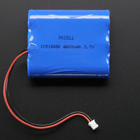 Battery Pack Lithium Ion 3.7V 6600mAh - circuitrocks