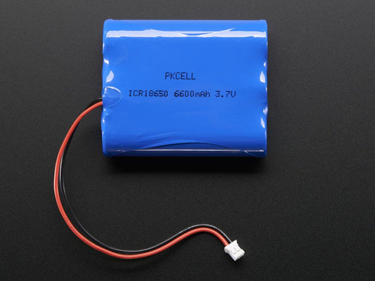 Battery Pack Lithium Ion 3.7V 6600mAh