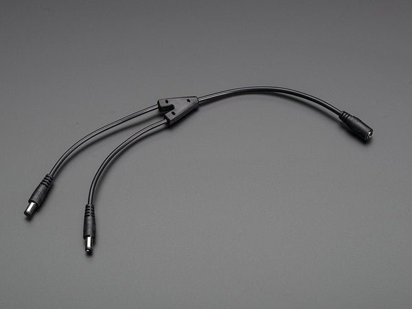 DC Barrel Jack 2-Way 2.1mm Splitter Squid - circuitrocks