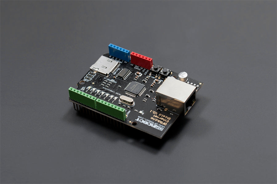 Ethernet Shield DFRduino V2.1 Supports Mega and Micro SD