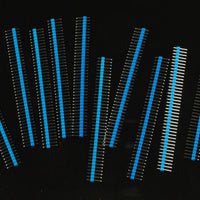 Headers 0.1″ 2.54 mm Arduino Male Pin Straight Blue 5PCS - circuitrocks