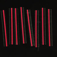 Headers 0.1″ 2.54 mm Arduino Male Pin Straight Red 5PCS - circuitrocks
