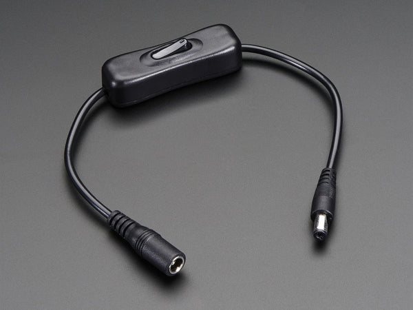 In-line power switch for 2.1mm barrel jack - circuitrocks