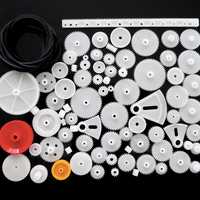 Various 81 PCS Gears Pulleys Rack and Pinion Kit for DIY Robot - circuitrocks