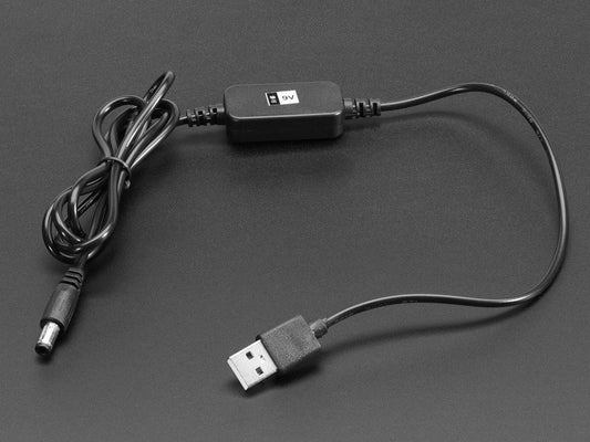 USB to 2.1mm DC Booster Cable 9V