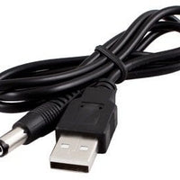 USB to 2.1mm Male Barrel Jack Cable - circuitrocks