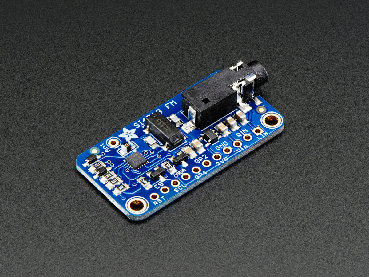 Adafruit Stereo FM Transmitter with RDS/RBDS Breakout - Si4713 - circuitrocks