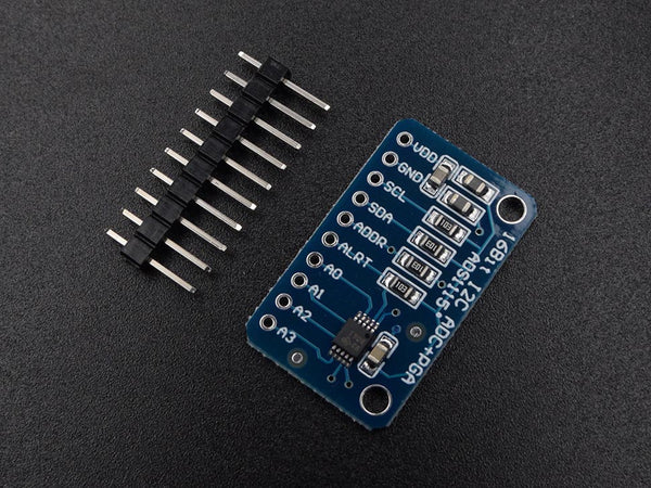 ADC 16-Bit 4 Channel ADS1115 with Programmable Gain Amplifier - circuitrocks