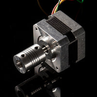 Aluminum Flex Shaft Coupler - 5mm to 10mm for Stepper Motors - circuitrocks