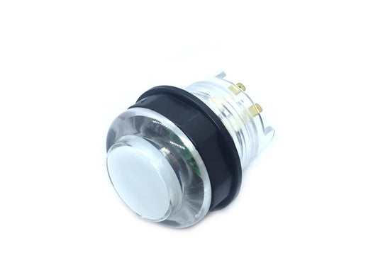Arcade Button with LED 30mm Translucent White