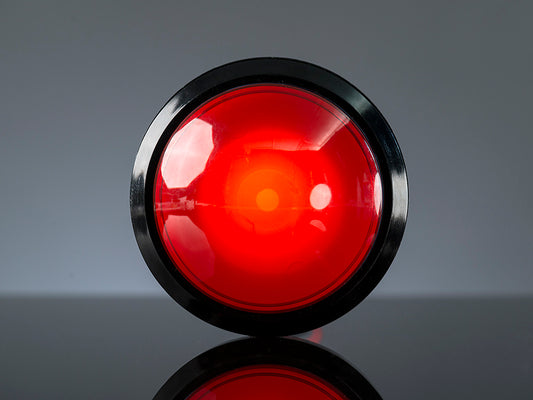 Arcade Massive Button with LED 100mm Red