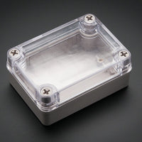 Arduino Project Enclosure Weatherproof Small Plastic Clear Top - circuitrocks