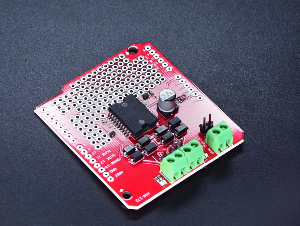 Ardumoto Motor Driver Shield - circuitrocks
