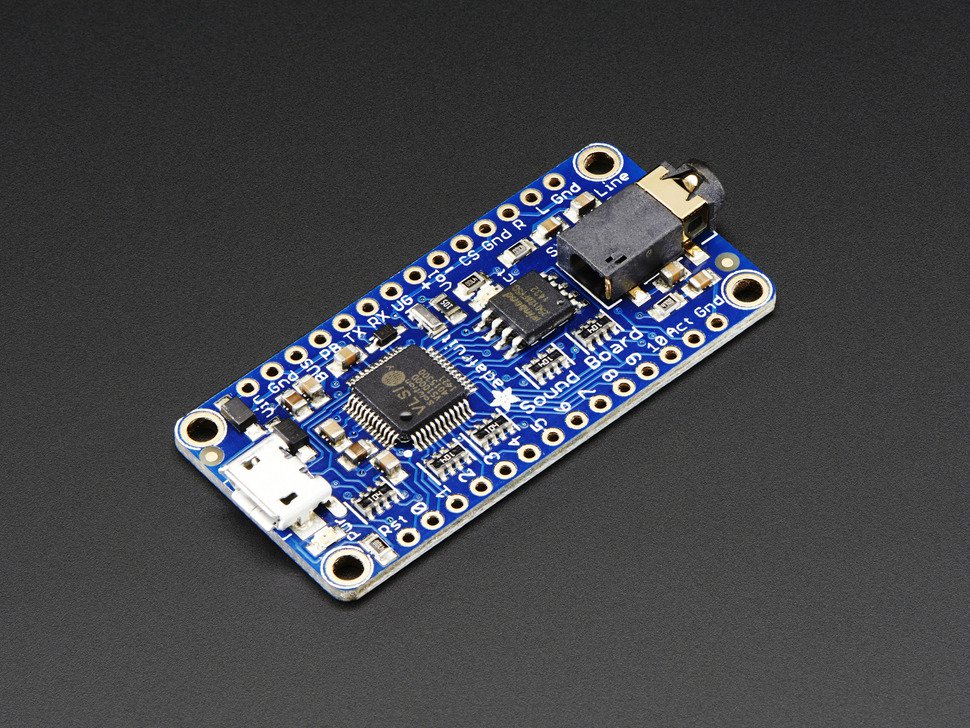 Audio FX Sound Board WAV-OGG Trigger with 16MB Flash Adafruit - circuitrocks