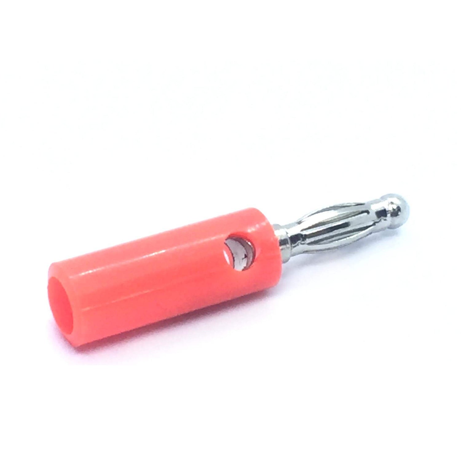 Banana Plug w/ Screw Red 5pcs - 4mm Speaker Connector