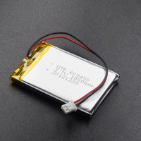 Battery 3.7V Polymer Lithium Ion 1000mAh - circuitrocks
