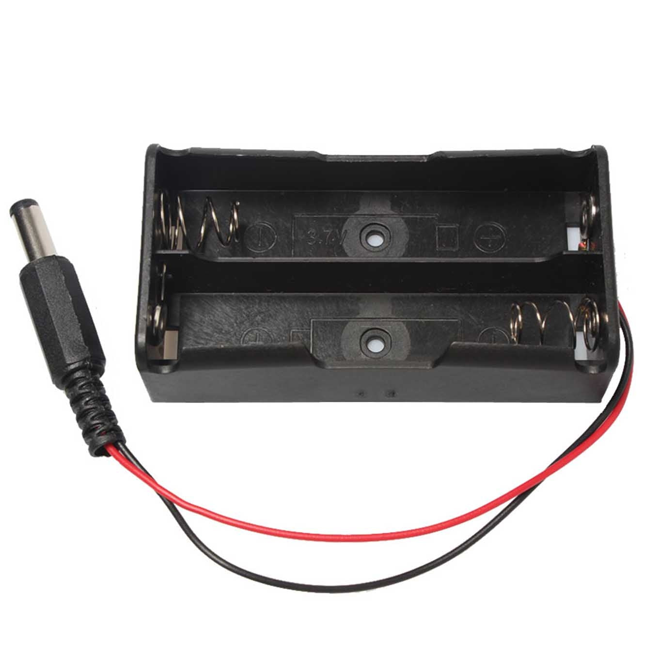 Battery Holder 18650 Dual Slot with DC Plug
