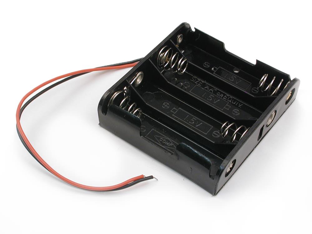 Battery Holder 4x AA 6V - circuitrocks