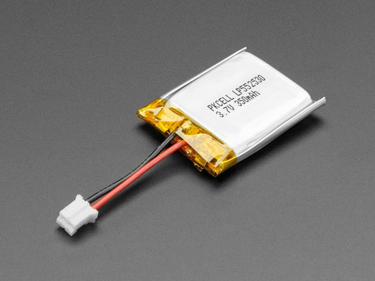 Battery Lithium Ion Polymer with Short Cable - 3.7V 350mAh