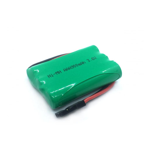 Battery Rechargeable NiMH Pack 3.6 V 900 mAh 3x1 AAA Cells