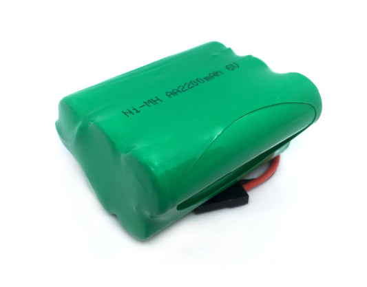 Battery Rechargeable NiMH Pack 6.0 V 2200 mAh 3+2 AA Cells