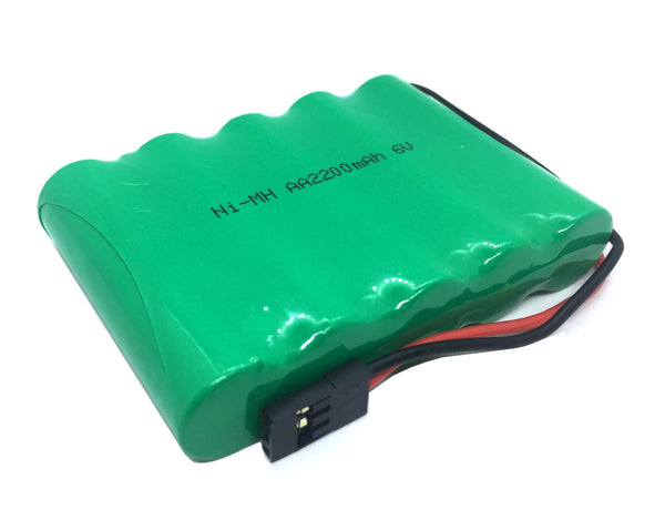 Pololu NiMH Pack 6.0V 2200mAh 5x1 AA - POL2223