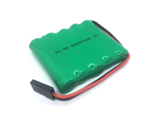 Battery Rechargeable NiMH Pack 6.0 V 900 mAh 5x1 AAA Cells