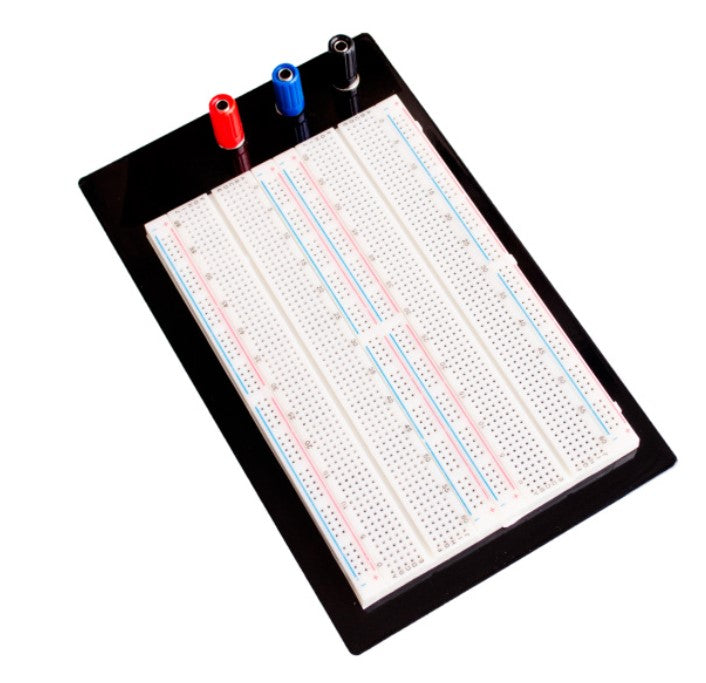 Breadboard 1660 Tie-Point with 3 Binding Post - circuitrocks