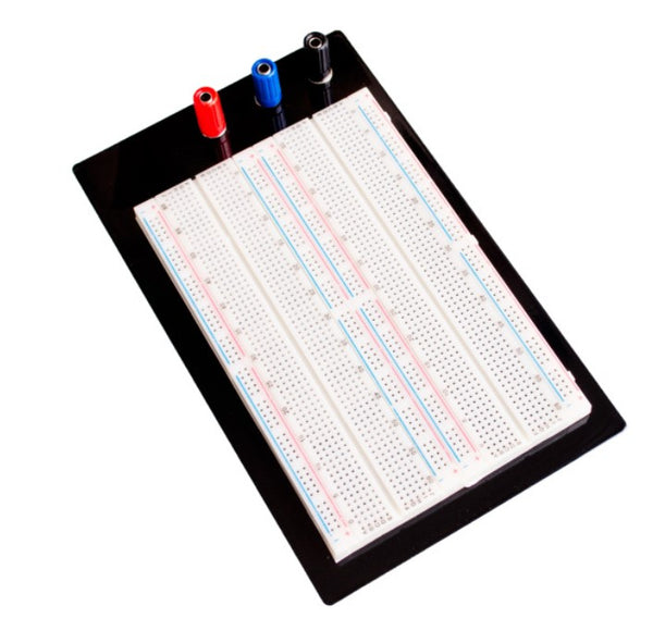 Breadboard 1660 Tie-Point with 3 Binding Post - circuitrocks