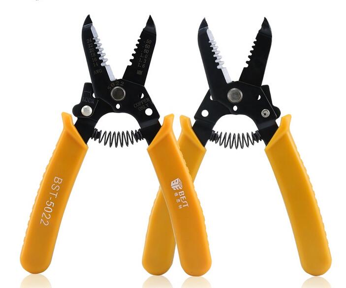 BST-5021 Multifunctional Wire Stripper Cutter Crimper Crimping Plier Tools For Harness Cable