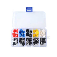 Button Colorful Round Tactile Switch Assortment 25 pack - circuitrocks
