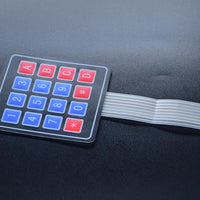 Button Pad Sealed Membrane 4X4 With Sticker - circuitrocks