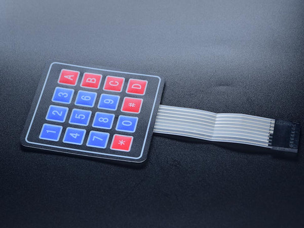 Button Pad Sealed Membrane 4X4 With Sticker - circuitrocks