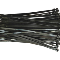 Cable Tie Nylon 4 x 200mm Black 50PCS - circuitrocks