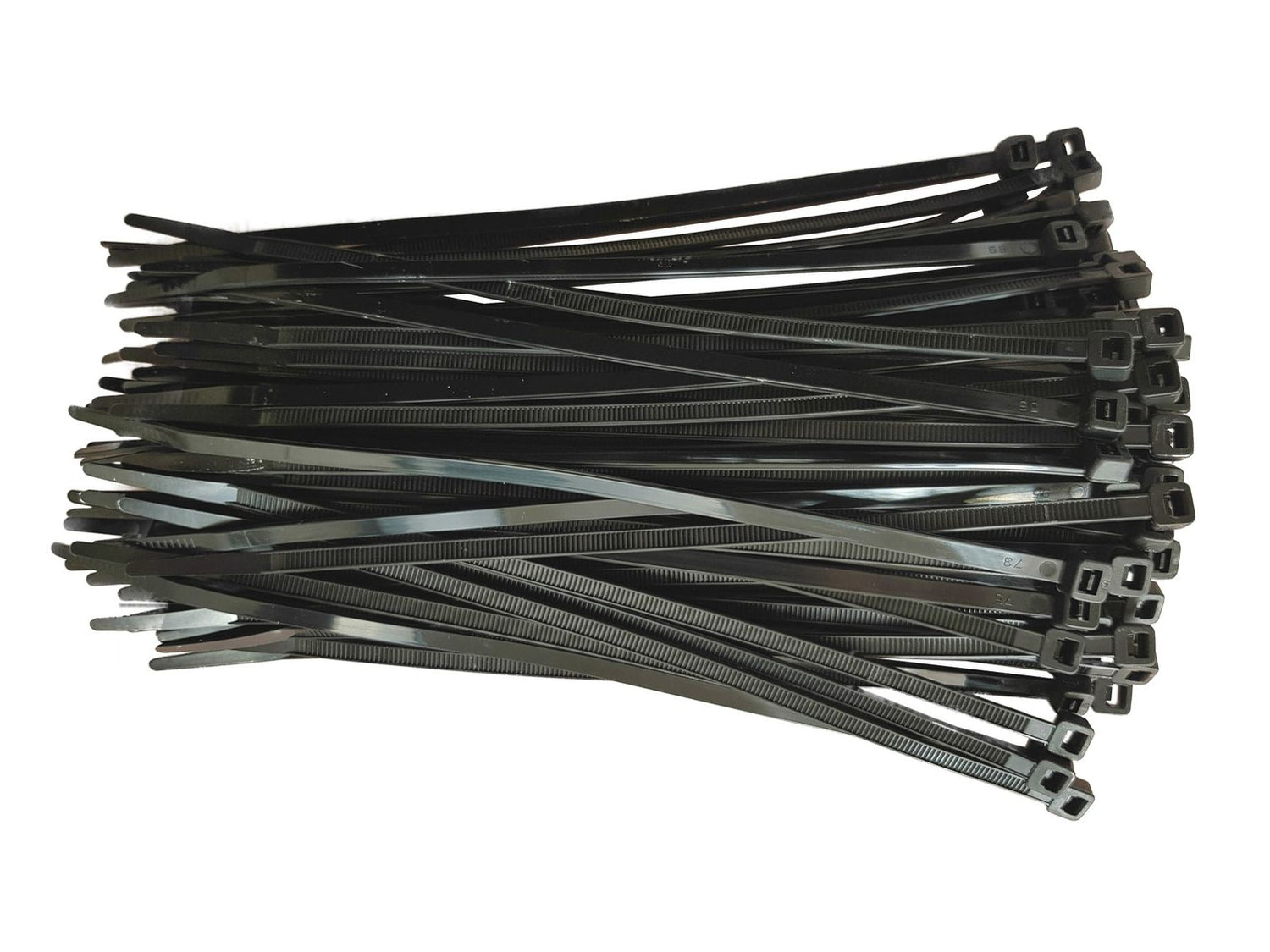 Cable Tie Nylon 4 x 200mm Black 50PCS - circuitrocks