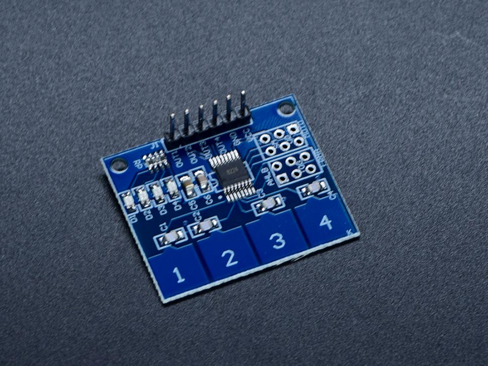 Capacitive Touch Module 4 Channel TTP224 Philippines | Circuitrocks
